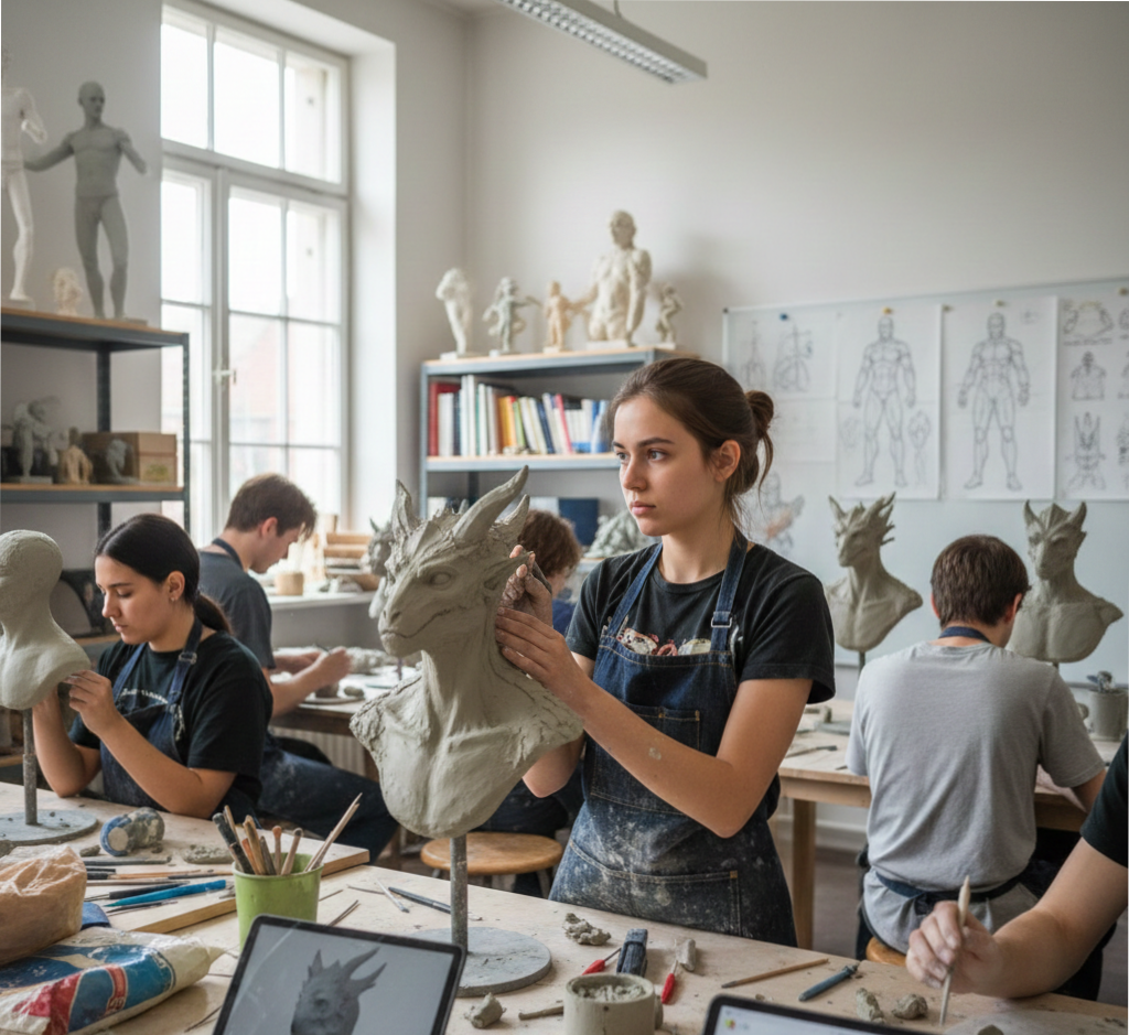 Character modeling course